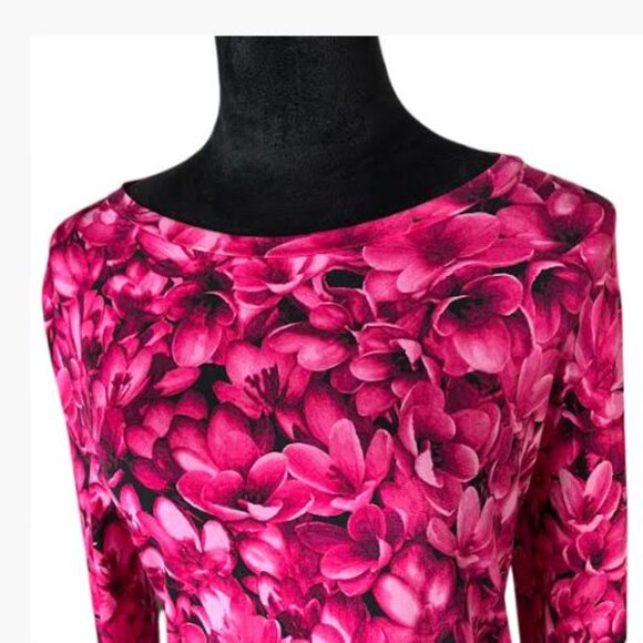 MICHAEL Michael Kors Pink Floral Dress  Size Medium  EUC - Picture 2 of 8